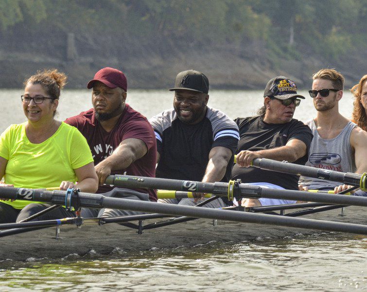 Author, first-time rowers share the power and zen of rowing and crew